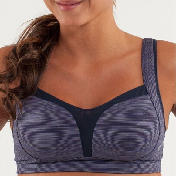 Lululemon Run Sports Bra 32C Purple - Picture 2 of 9
